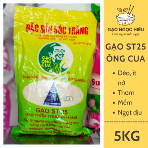Gạo ST25 Ông Cua Sóc Trăng - 5KG