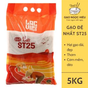 Gạo Lạc Việt Đệ Nhất ST25 (dẻo mềm) - 5KG