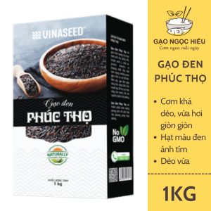 Gạo lức đen PHÚC THỌ (dẻo vừa) - 1KG