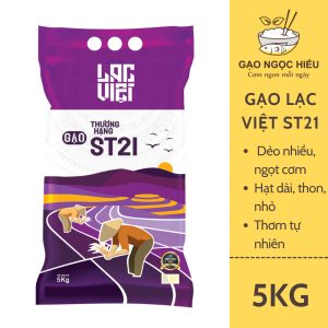 Gạo ST21 Lạc Việt (dẻo) - 5KG